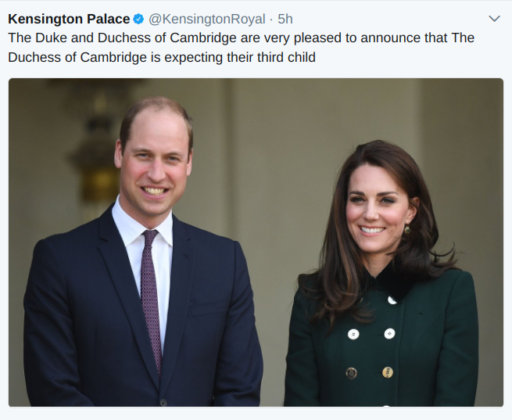 Kate and William announcement